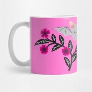 Bats and flowers Mug